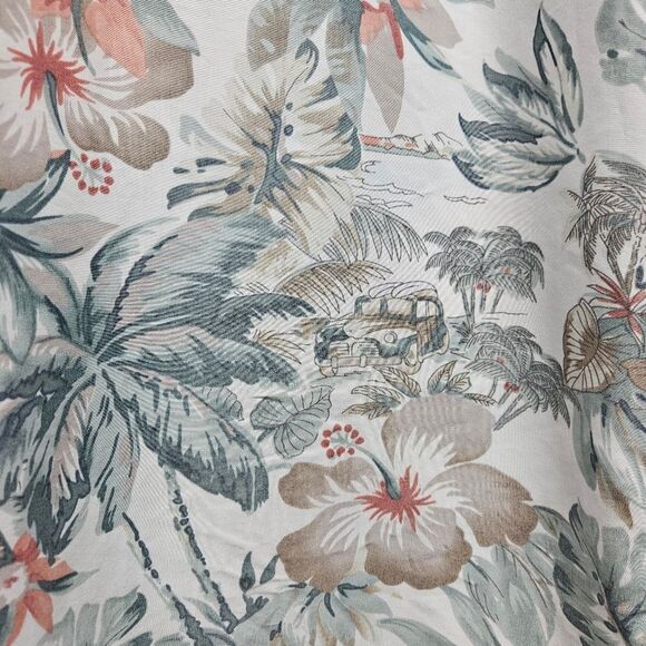 Marti Kat Button Up Short Sleeve Shirt Mens XL Modal Blend Caribbean Cruise Wear - Picture 11 of 12